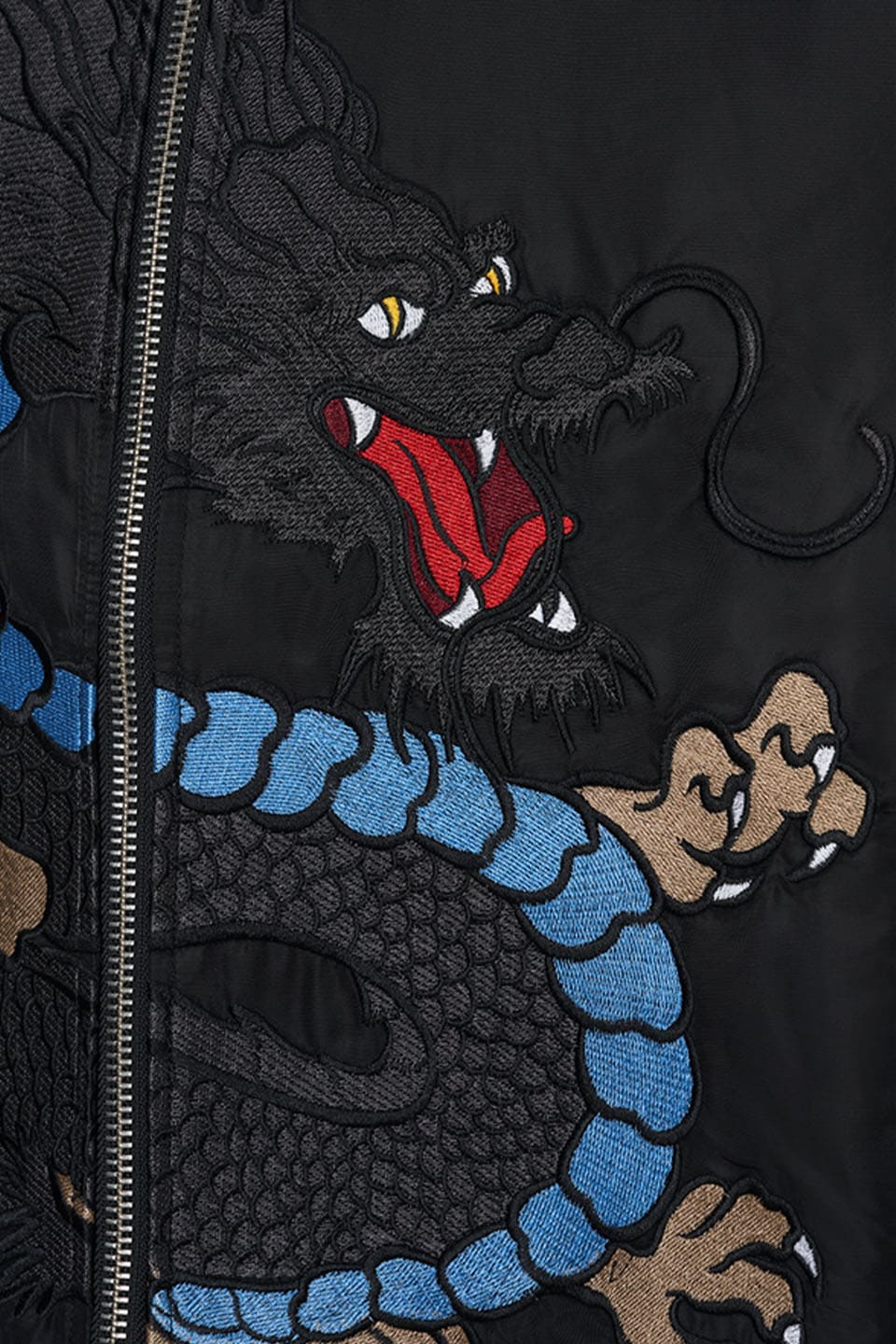 Dragon Embroidery Nylon Jacket