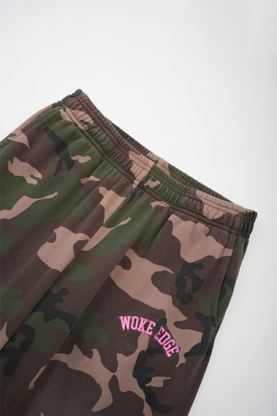 Splayed Camo Sweat Pants