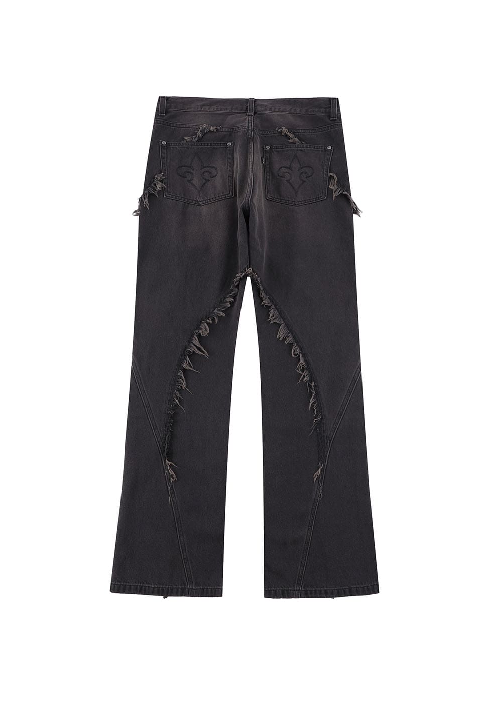 Curve Switching Flare Denim Pants