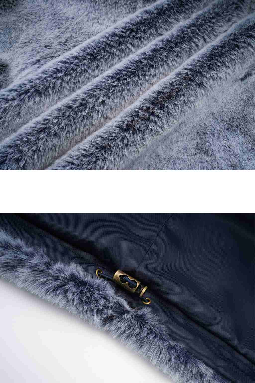 Faux Fur Hood Jacket