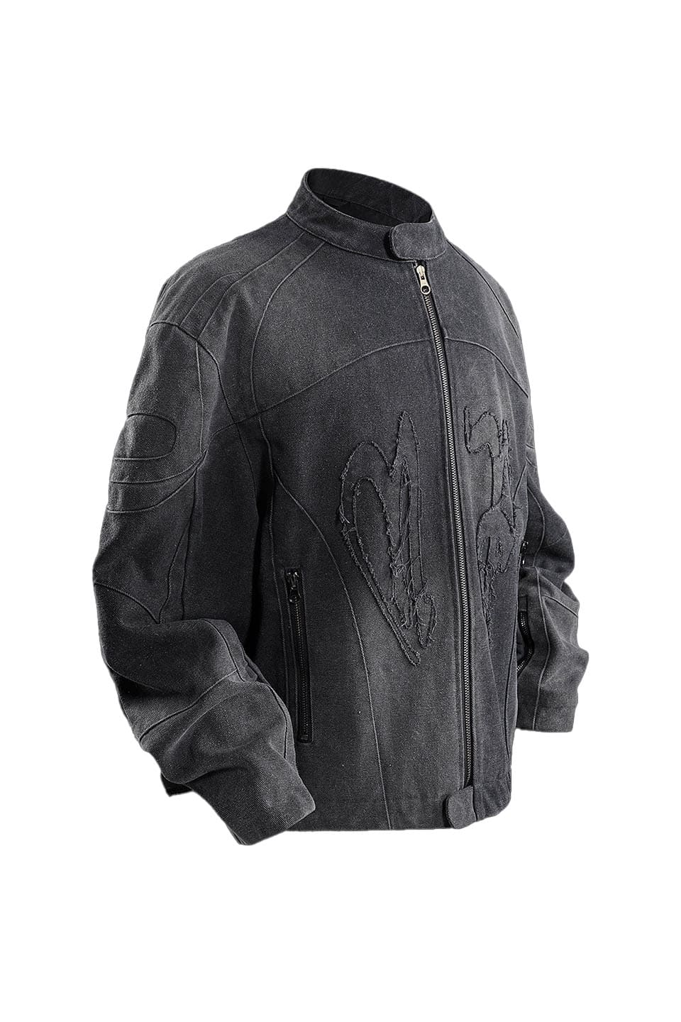 Prince Of Darkness Canvas Motorcycle Jacket