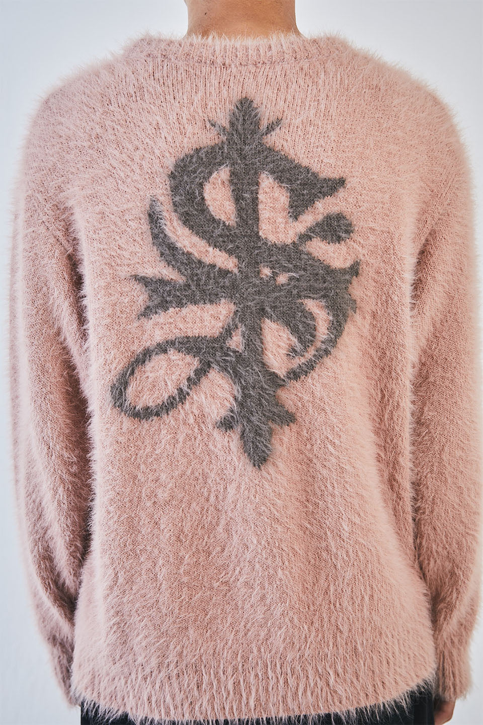 Cross Shaggy Knit