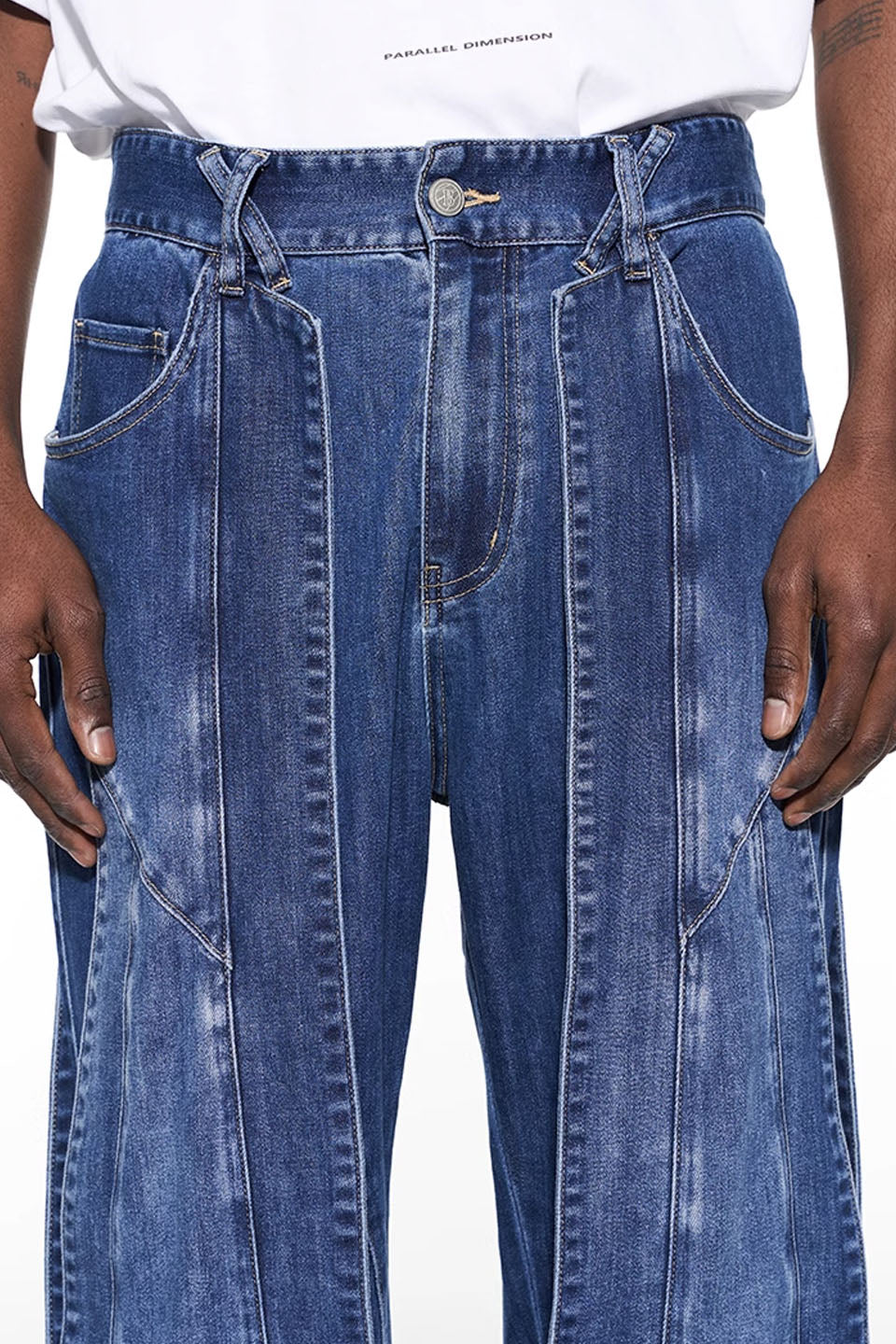 Straight Washed Jeans