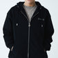 2-Tone Rhinestone Cross Zip Hoodie
