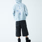 2-Tone Rhinestone Cross Zip Hoodie