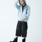 2-Tone Rhinestone Cross Zip Hoodie