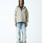 2-Tone Rhinestone Cross Zip Hoodie