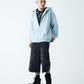 2-Tone Rhinestone Cross Zip Hoodie