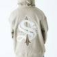 2-Tone Rhinestone Cross Zip Hoodie
