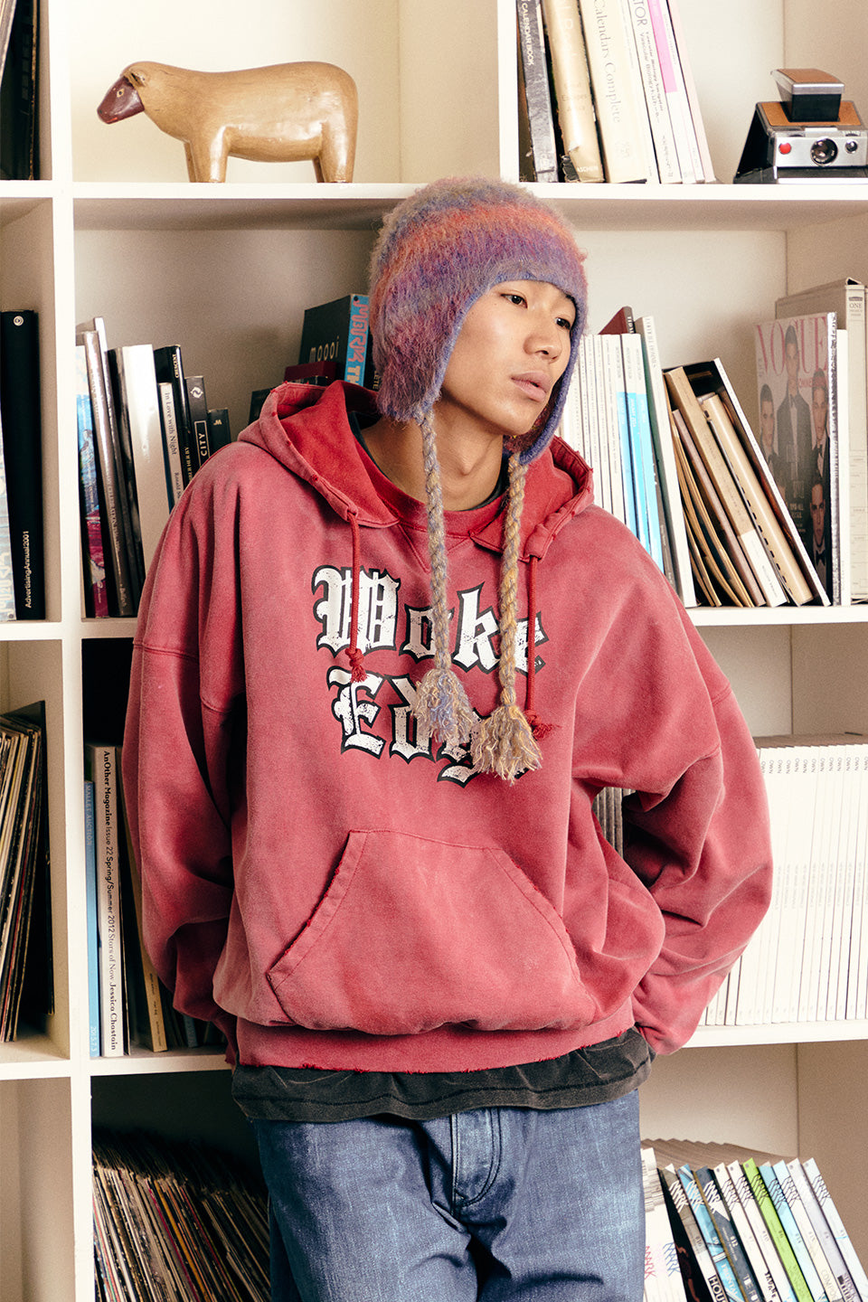 Gradation Mohair Pilot Cap