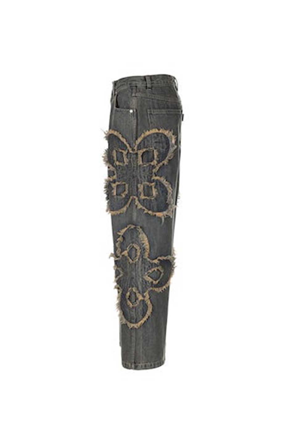 Clover Logo Patch Jeans