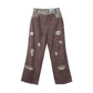 Double Knee Wide Denim Pants