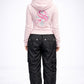 Baby Cross Zip Hoodie - Tight Fit Women's