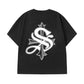 2-Tone Rhinestone Cross Tee