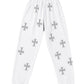 【予約商品】White Cross Rhinestone Jogger【10月下旬~11月上旬お届け】