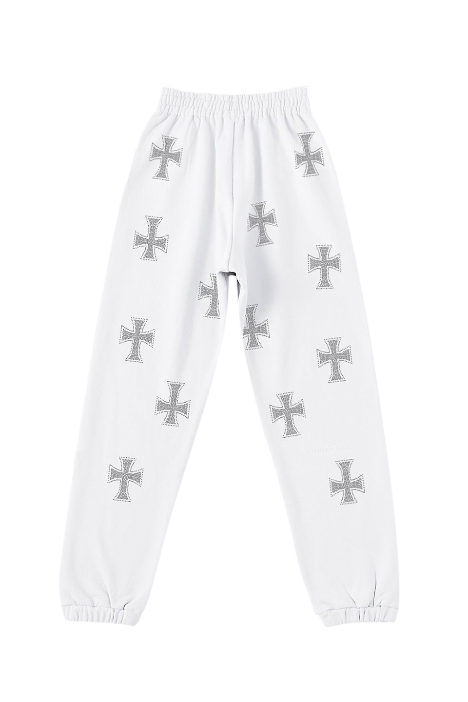【予約商品】White Cross Rhinestone Jogger【10月下旬~11月上旬お届け】