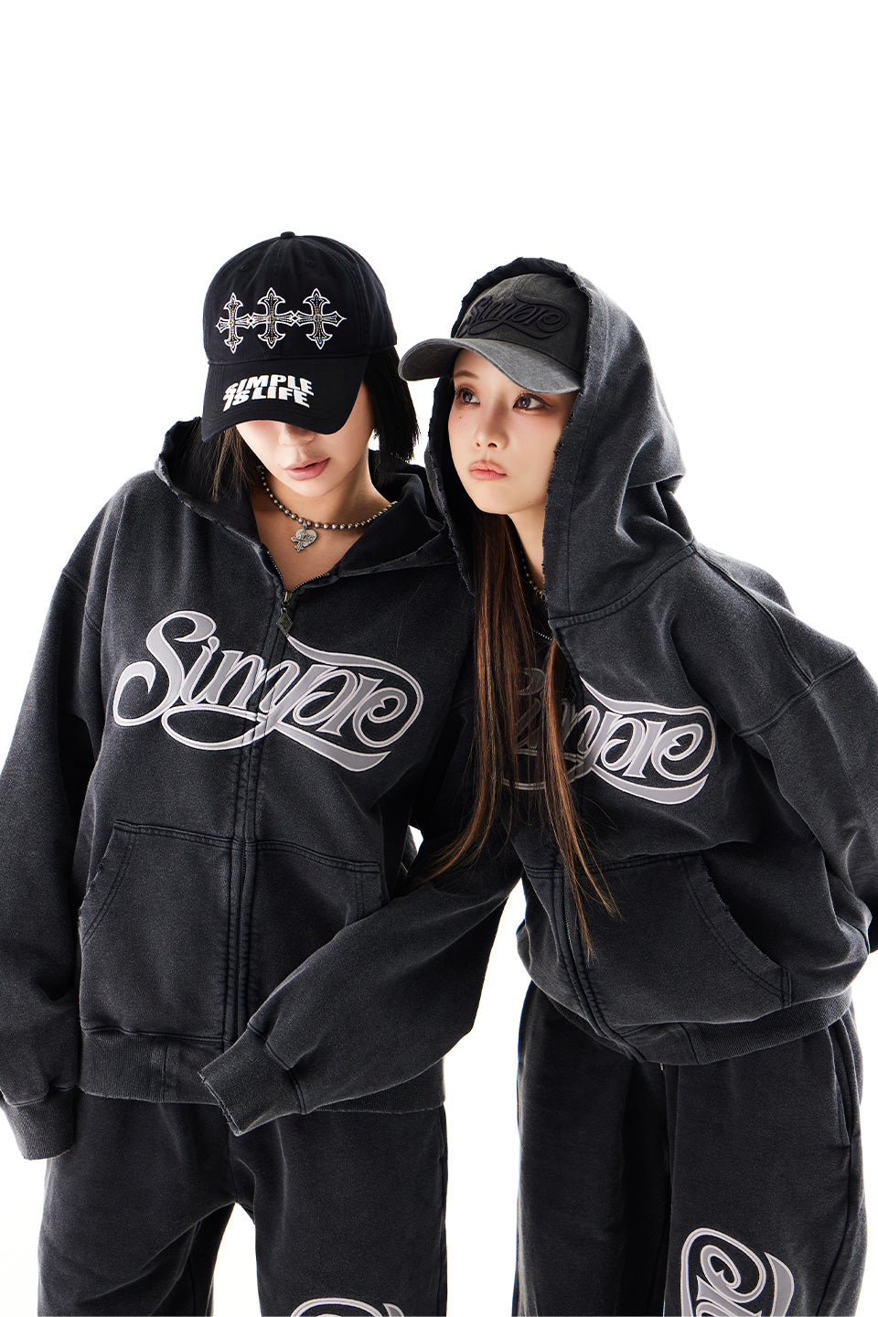 Simple Is Life Logo Full Zip Hoodie｜SUPPLIER｜フーディー