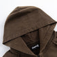 【予約商品】Dagger Leather Patch Zip Hoodie【9月上旬お届け】