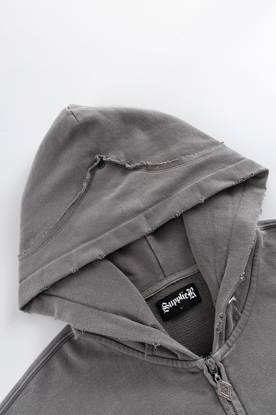 【予約商品】Switching Pierced Zip Hoodie V2【9月上旬お届け】