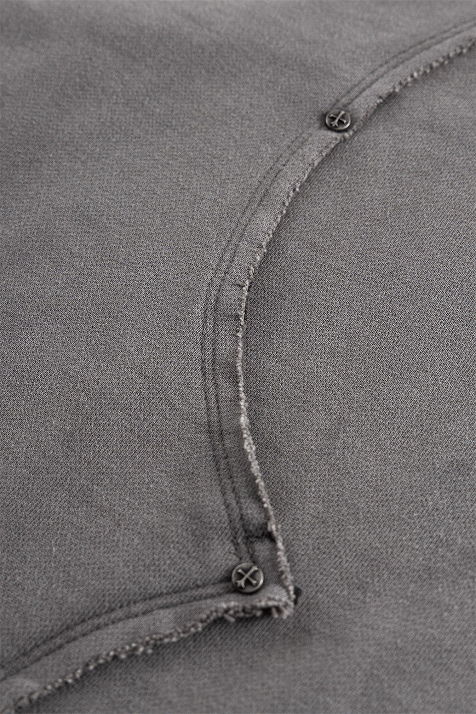 【予約商品】Switching Pierced Zip Hoodie V2【9月上旬お届け】