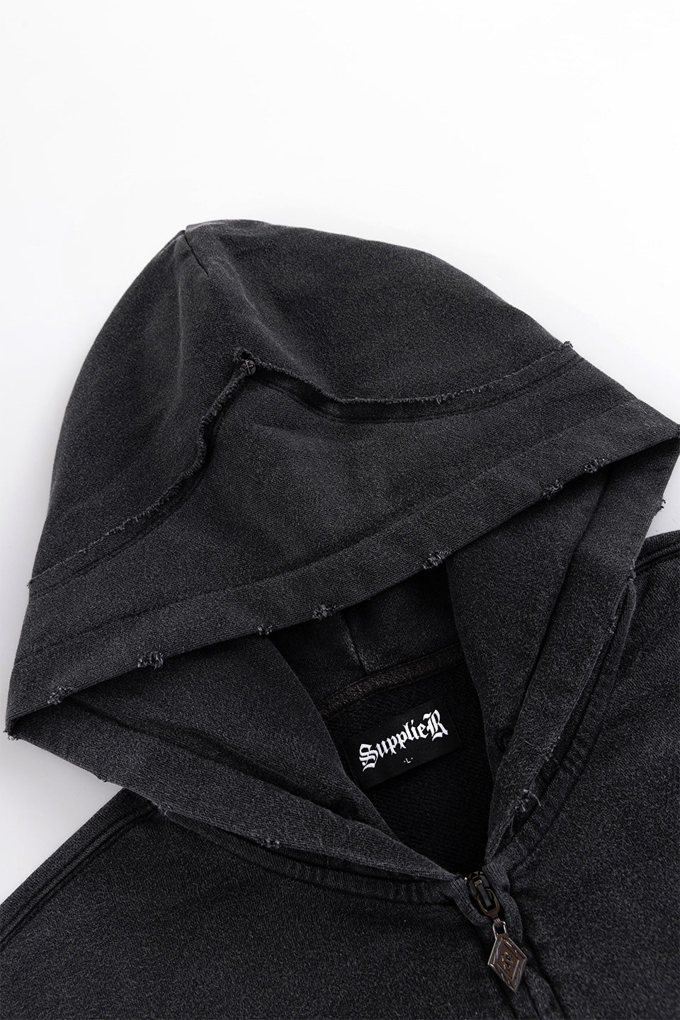 【予約商品】Switching Pierced Zip Hoodie V2【9月上旬お届け】