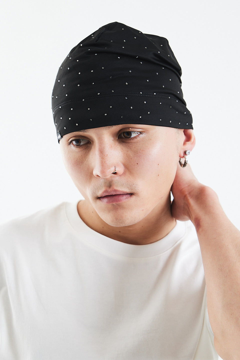 Rhinestone Skull Cap Beanie