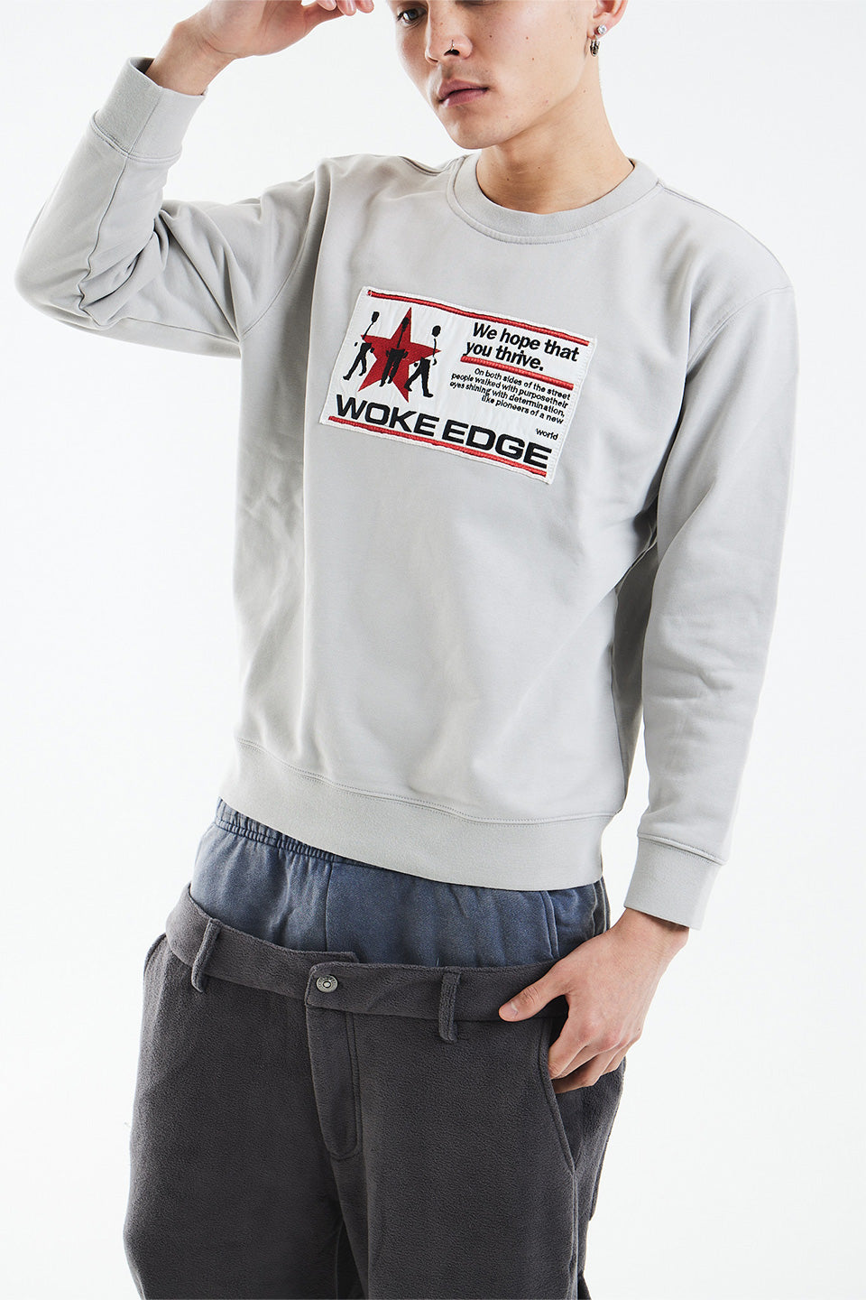 We Hope Washed Crew Neck Sweat