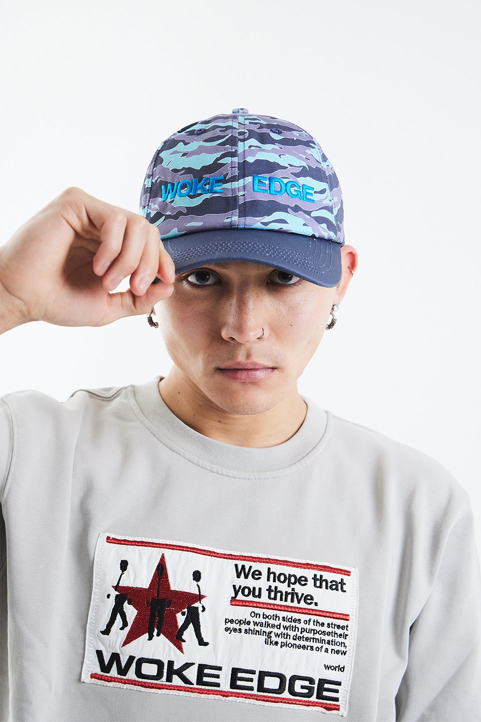Lizard Camo Logo Cap