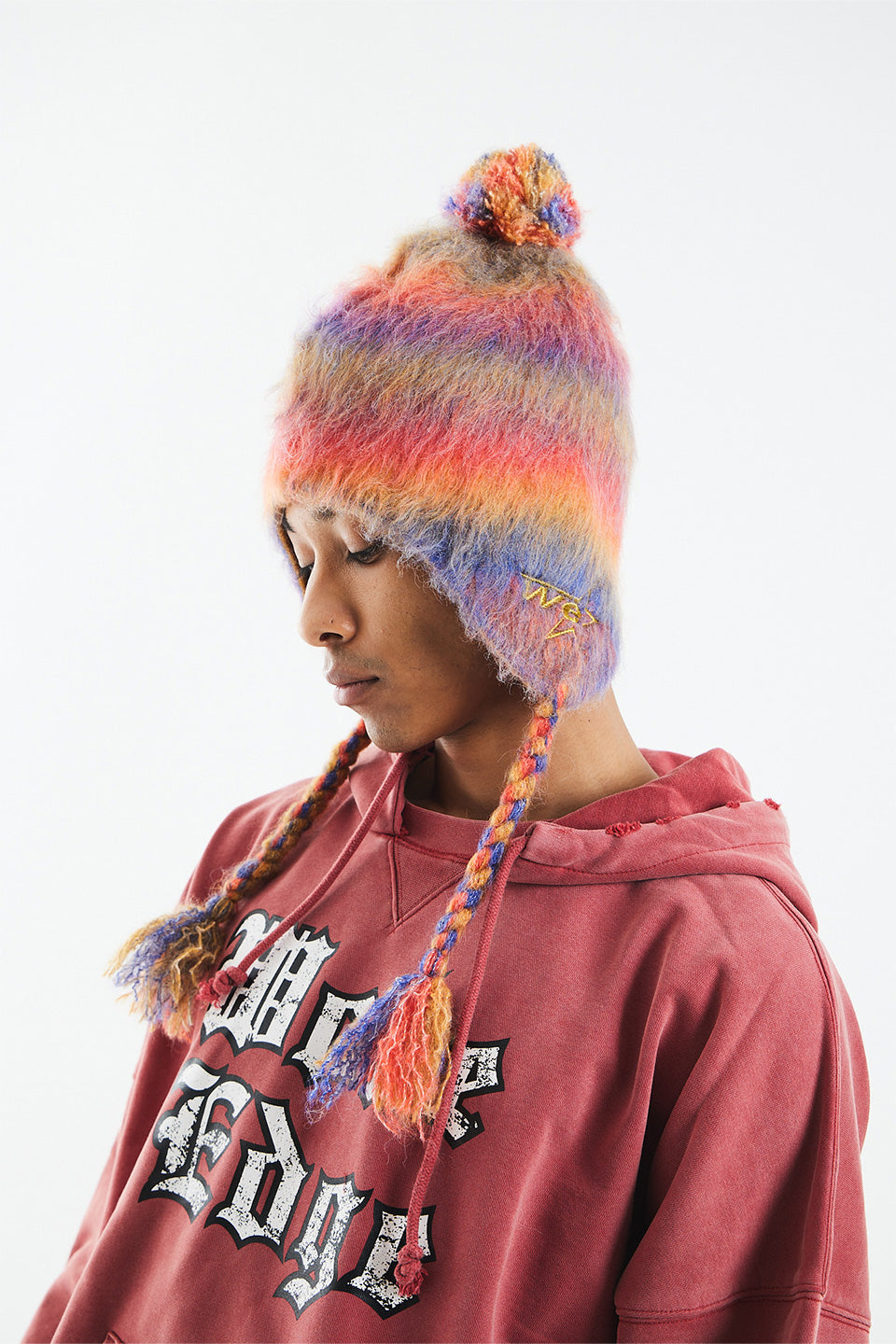 Gradation Mohair Pilot Cap