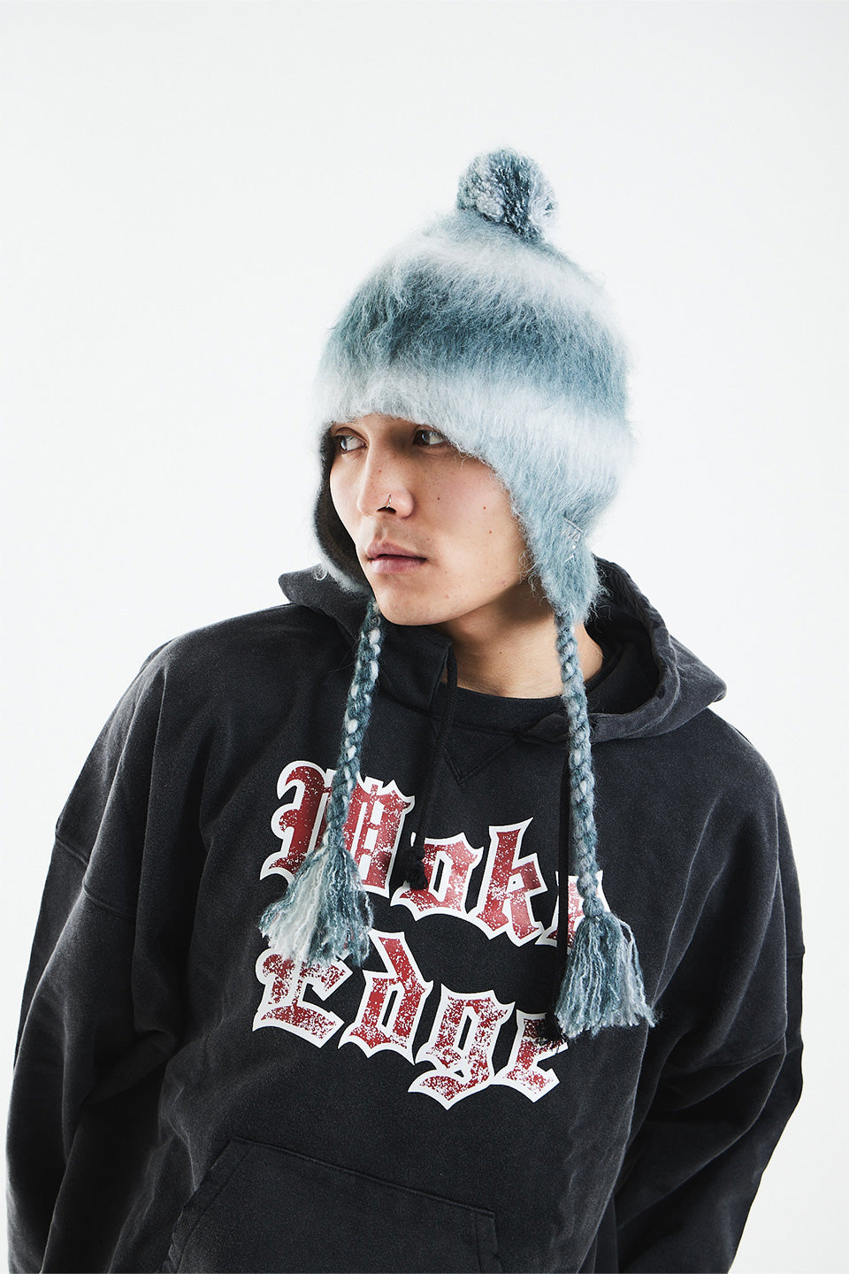 Gradation Mohair Pilot Cap