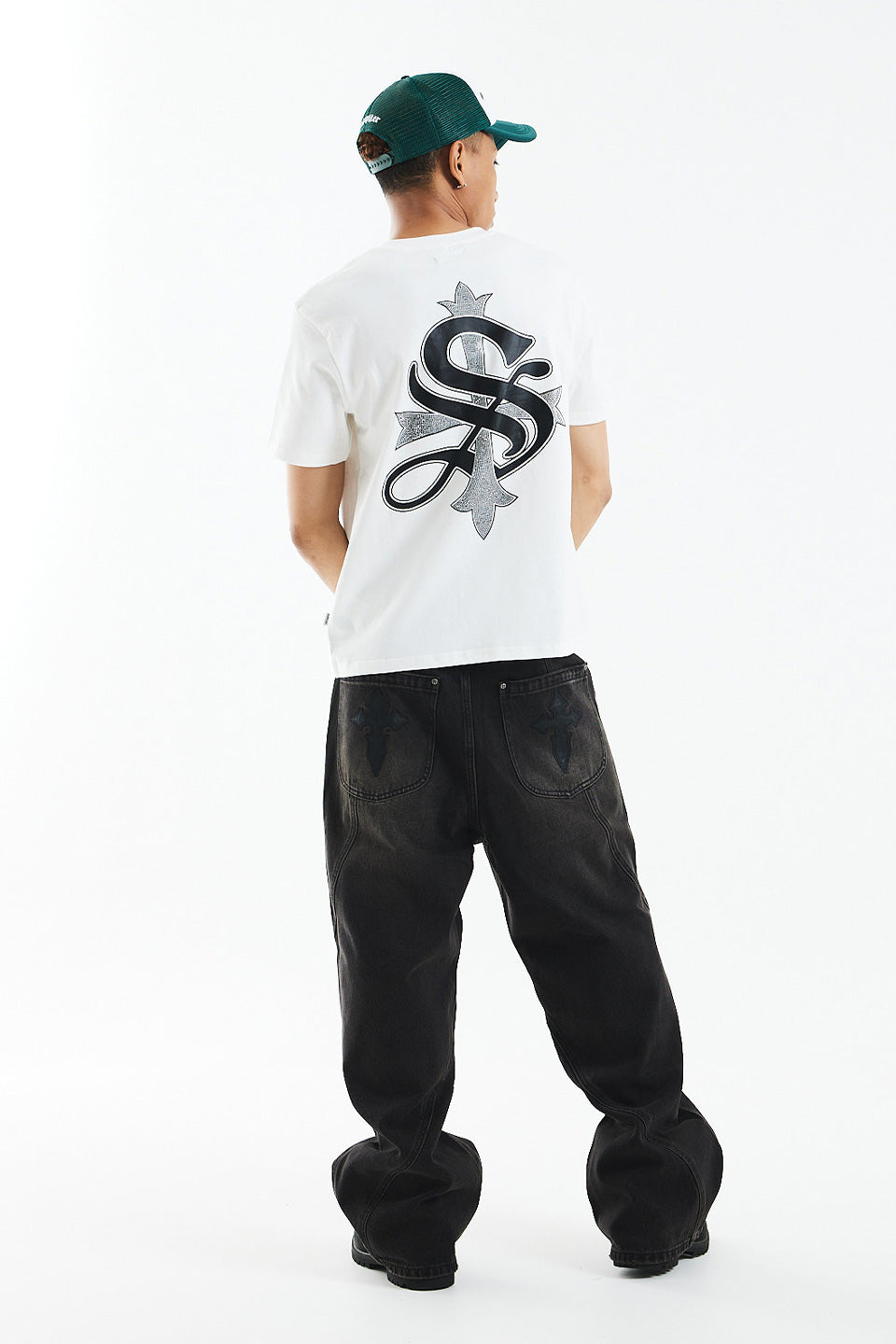 Cross Rhinestone Tee