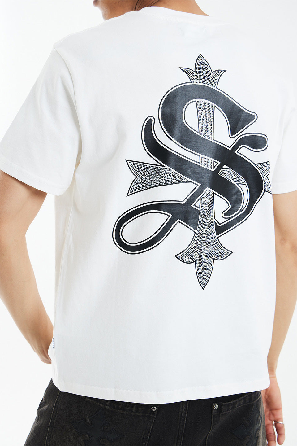 Cross Rhinestone Tee