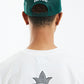Cross Leather Patch Mesh Cap