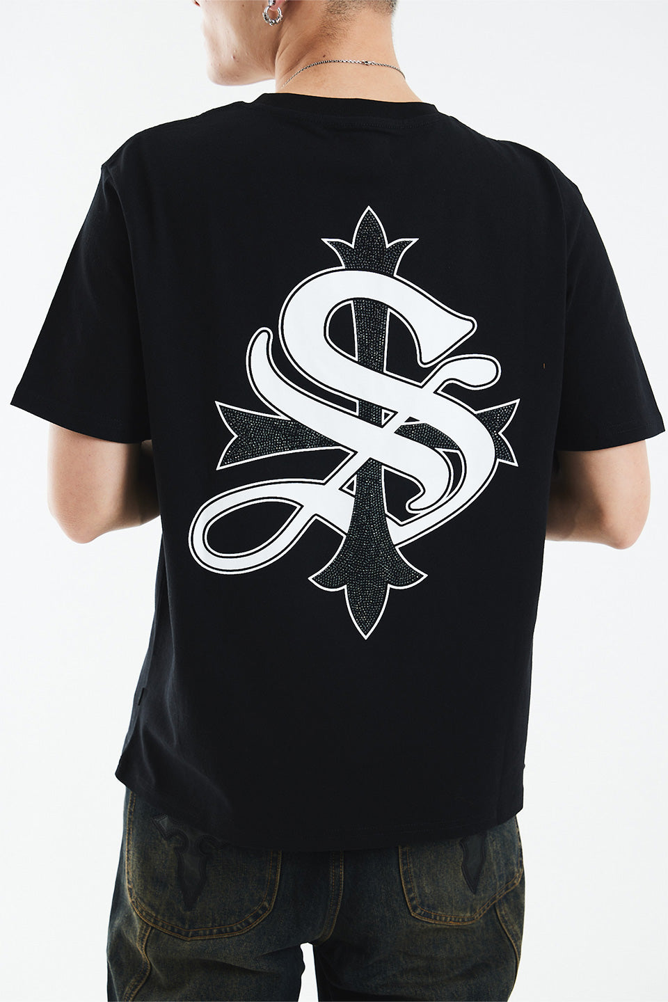 Cross Rhinestone Tee