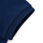 Rhinestone Leopard Logo Polo Shirt Women's Navy