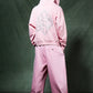 Spray Cross Rhinestone Zip Hoodie