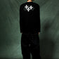 Multiple Cross Thermal Long Sleeve Tee