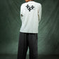 Multiple Cross Thermal Long Sleeve Tee