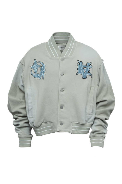 Urban Grunge Sweatshirt Stadium Jacket