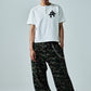 Studs Cross Patch Rib Tee