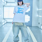 【I don't go to the moon】 Logo Tee - Oversize Fit