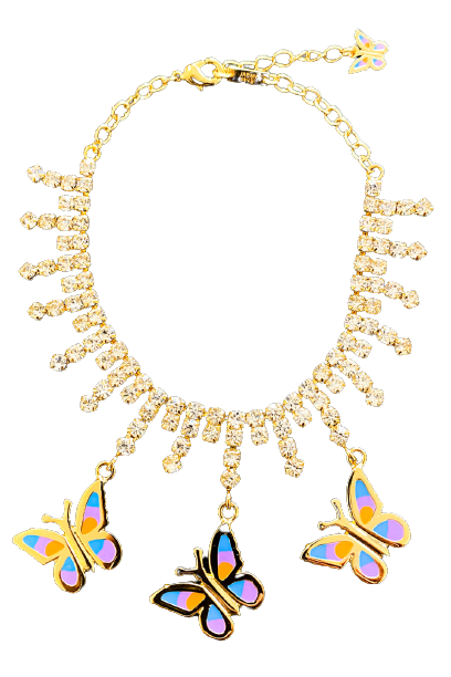 Shinee Gold Butterfly Ankle Bracelet