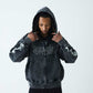 Fire Bones Layered Sleeve Zip Hoodie