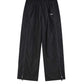 Black Tonal Zip Track Pants