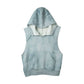 Washed Heavy Weight Vest Hoodie