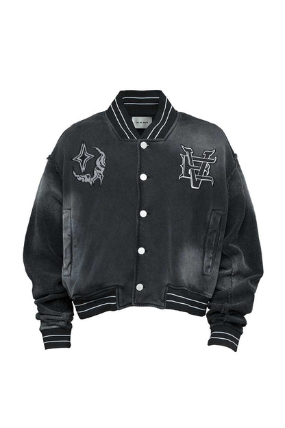 Urban Grunge Sweatshirt Stadium Jacket