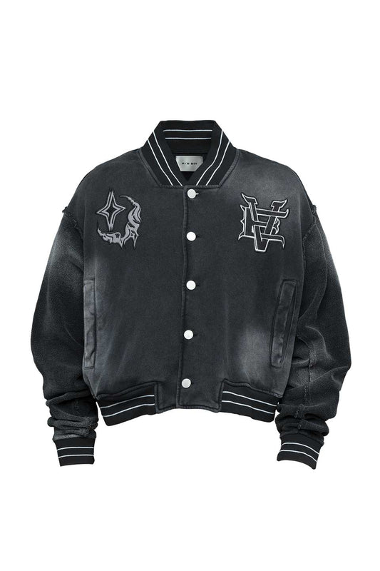 Urban Grunge Sweatshirt Stadium Jacket