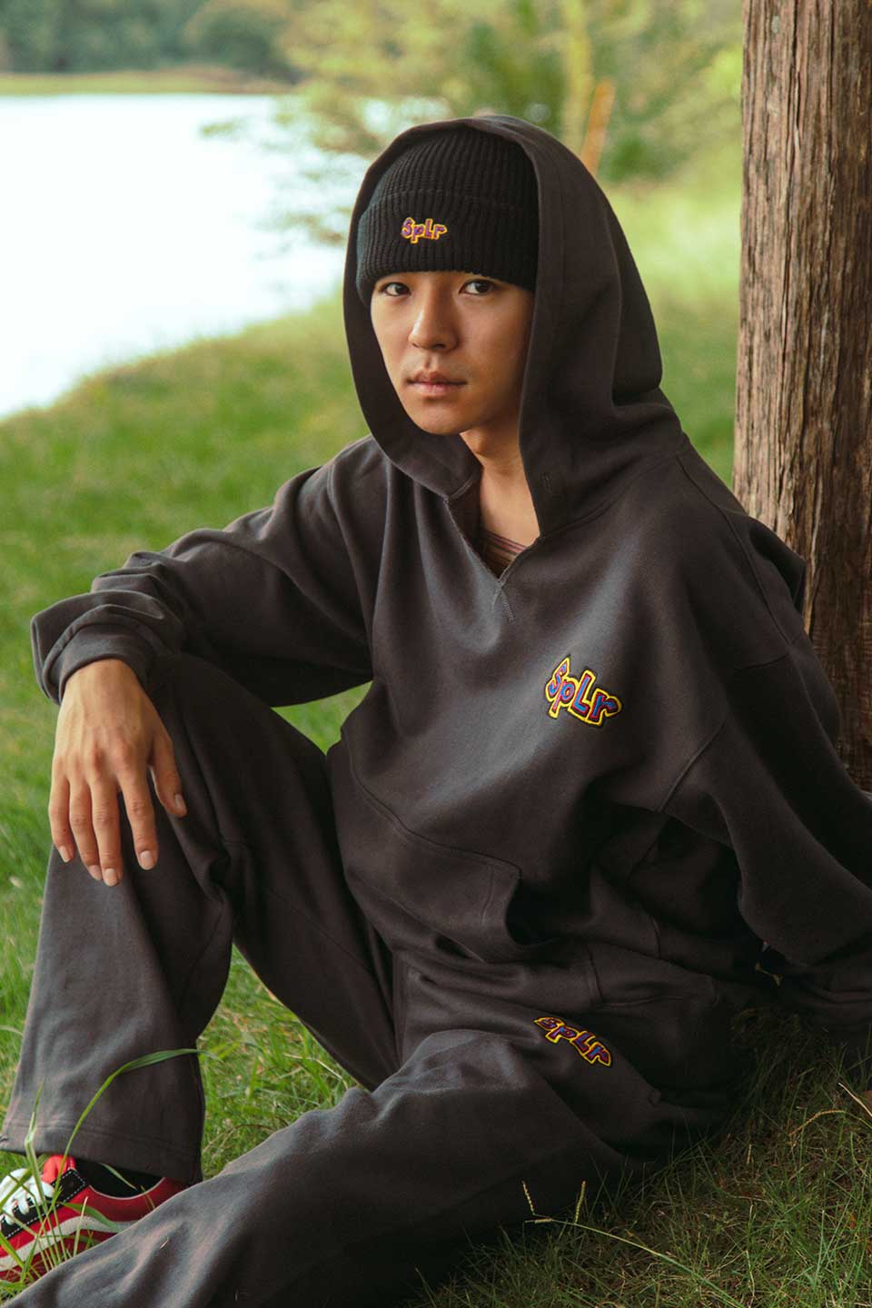 Crayon Logo Embroidery Hoodie