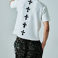 Studs Cross Patch Rib Tee