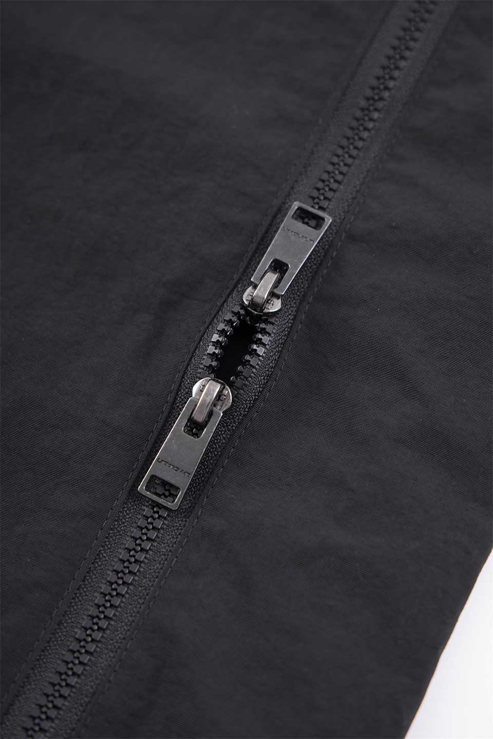 Black Tonal Zip Track Pants